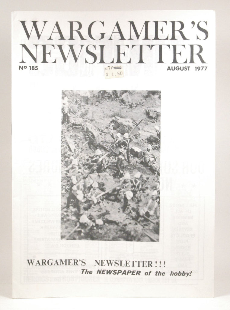 Wargamer's Newsletter #185 August 1977, by   