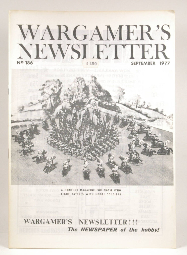 Wargamer's Newsletter #186 September 1977, by   