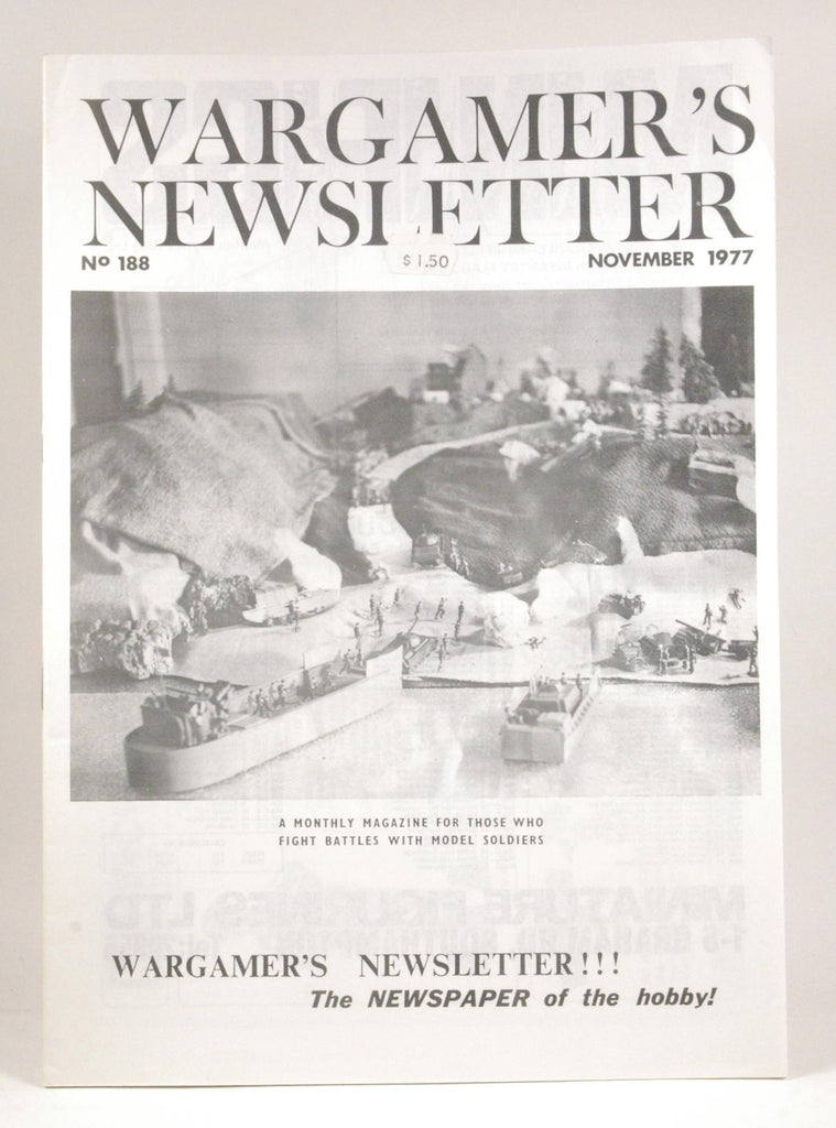Wargamer's Newsletter #188 November 1977, by   