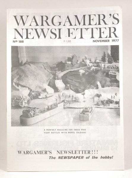 Wargamer's Newsletter #188 November 1977, by   