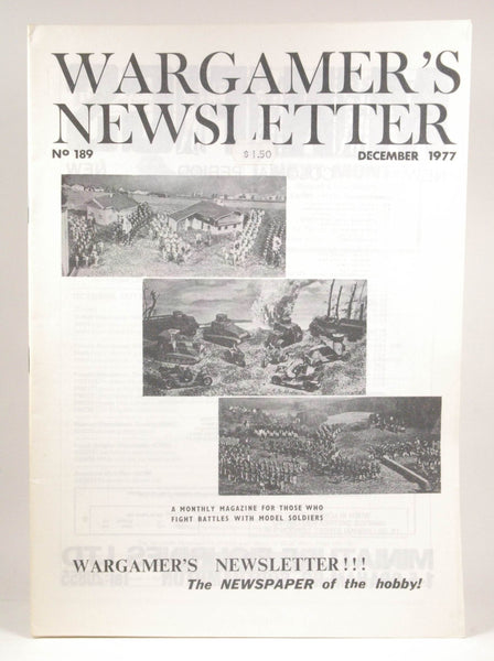 Wargamer's Newsletter #189 December 1977, by   
