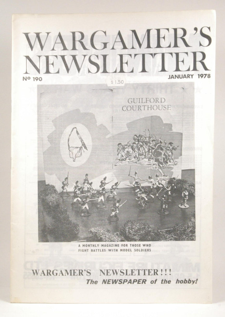 Wargamer's Newsletter #190 January 1978, by   