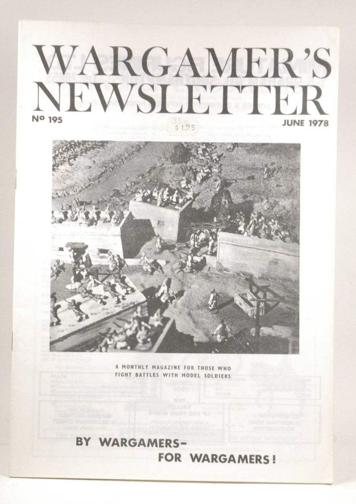 Wargamer's Newsletter #195 June 1978, by   