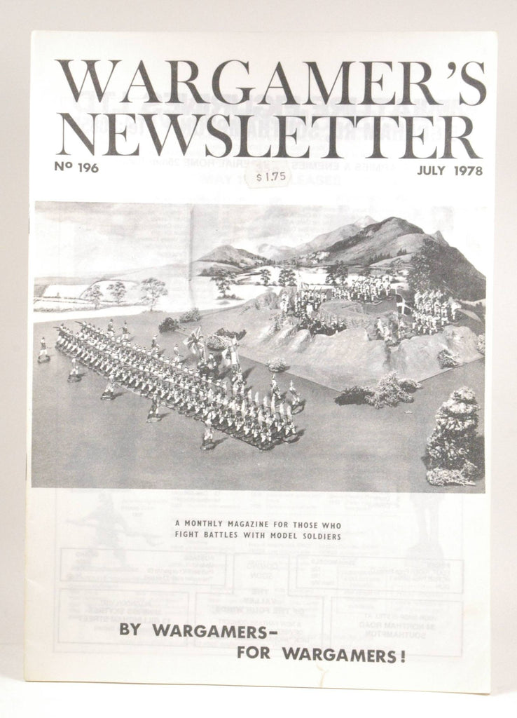 Wargamer's Newsletter #196 July 1978, by   