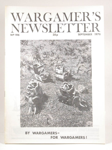Wargamer's Newsletter #198 September 1978, by   