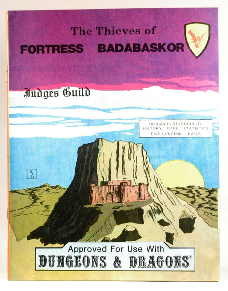THE THIEVES OF FORTRESS BADABASKOR (RARE 1978 DUNGEONS AND DRAGONS MODULE!!) (PRODUCED BY THE JUDGES GUILD!!), by Marc Summerlott  