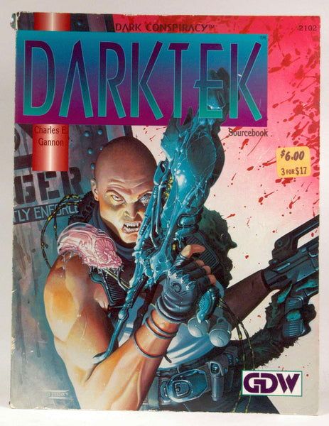 Darktek Sourcebook (Dark Conspiracy RPG), by Gannon, Charles E.  