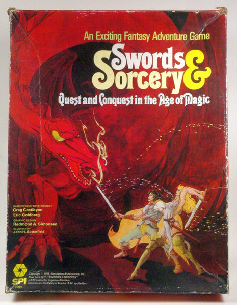 Swords & Sorcery Quest and Conquest in the Age of Magic SPI 1990, by   