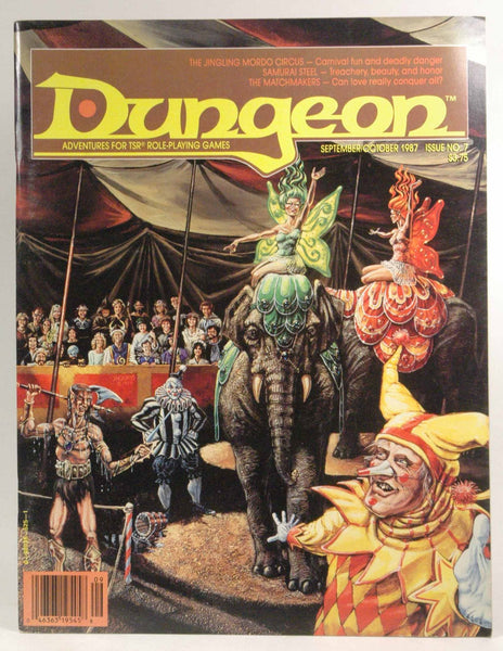 Dungeon: Adventures for Tsr Role-Playing Games, Issue No 7, 1987, by Moore, Roger  