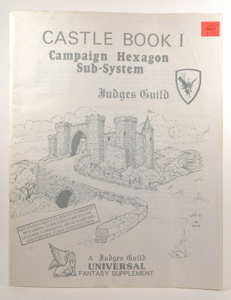 Castle Book I: Campaign Hexagon Sub-system (Judges Guild Universal Fantasy Supplement), by Bob Bledsaw  