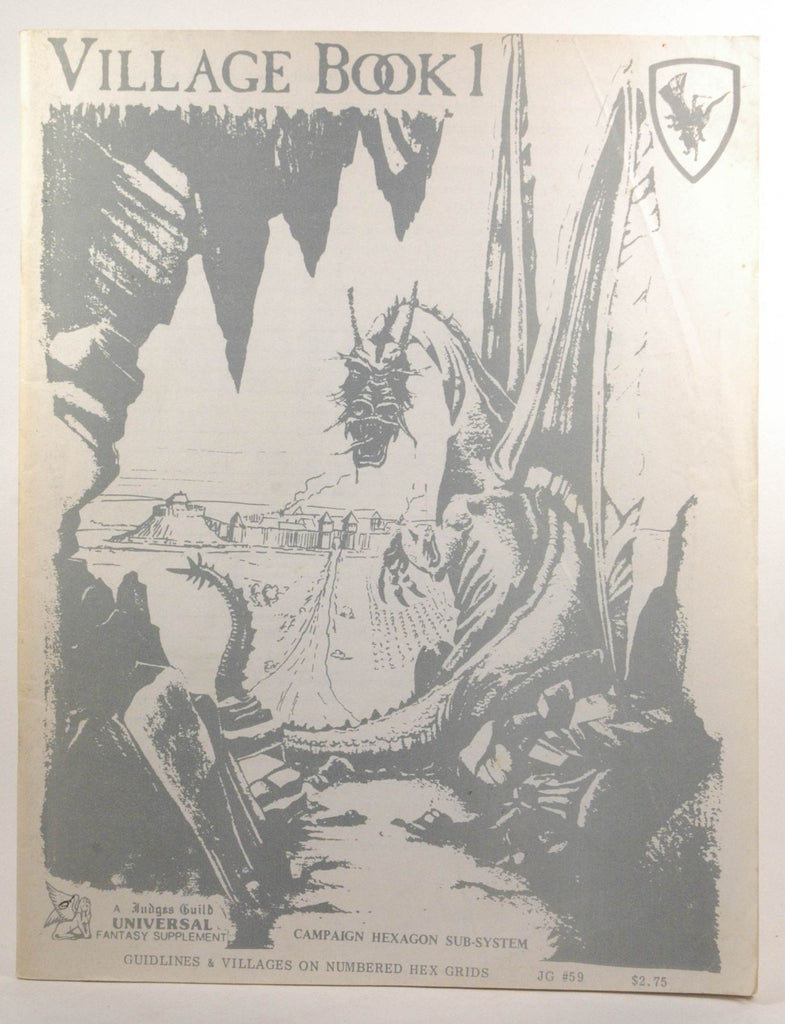 Village Book 1 (Judges Guild, Campaign Hexagon Sub-system), by Marc Summerlott, Bill Davis  