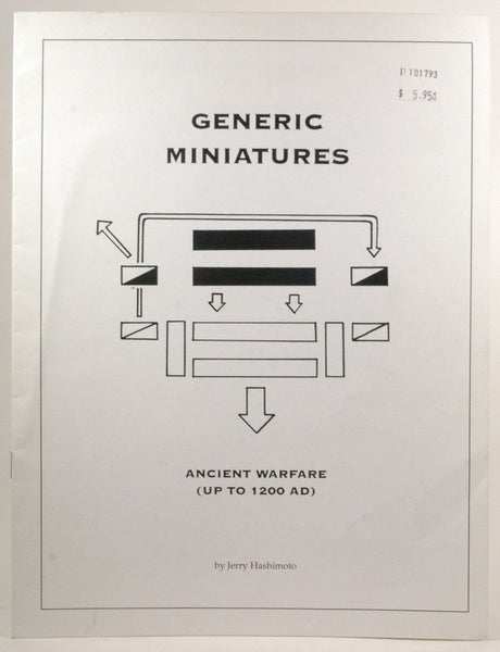 Generic Miniatures Ancient Warfare (up to 1200), by Jerry Hashimoto  