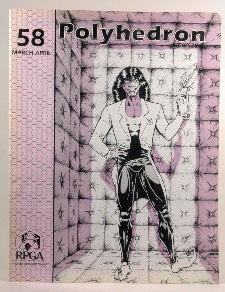 Polyhedron Newszine - Vol 11, No 2, Issue #58,  March-April, 1991, by Rabe, Jean (ed)  