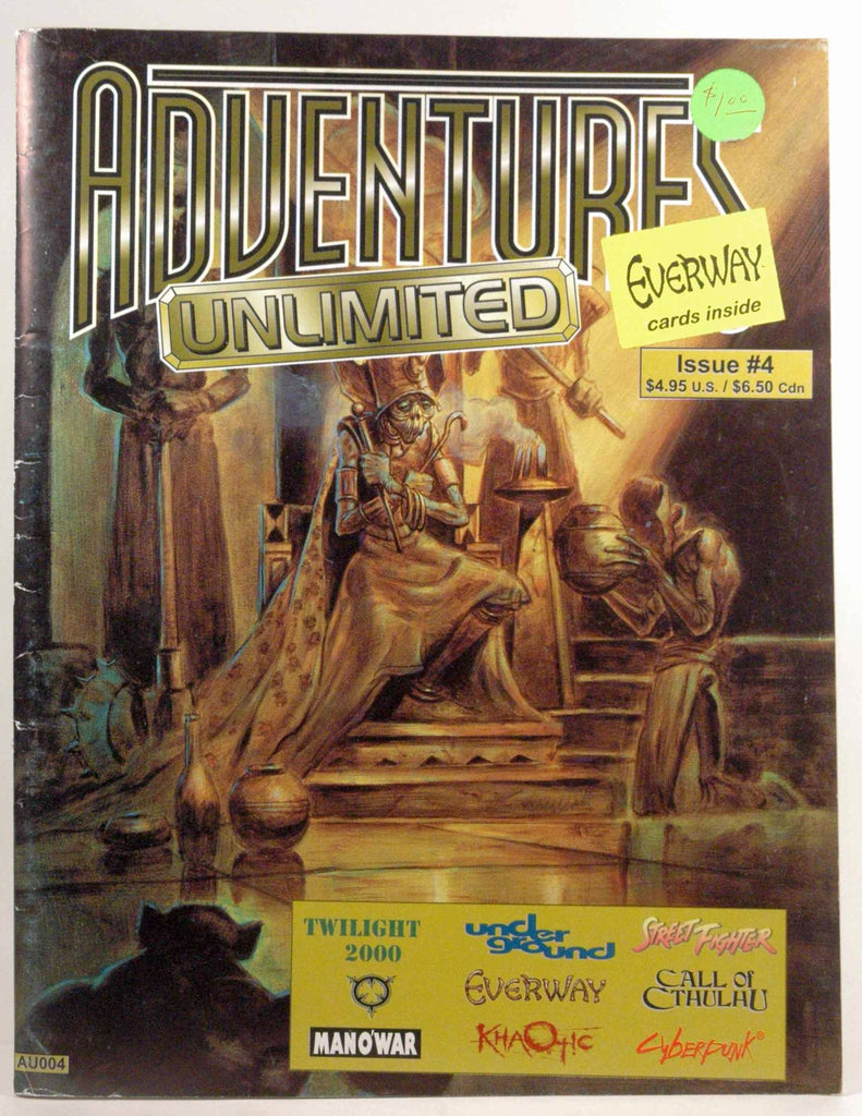 Adventures Unlimited Magazine #4, by   