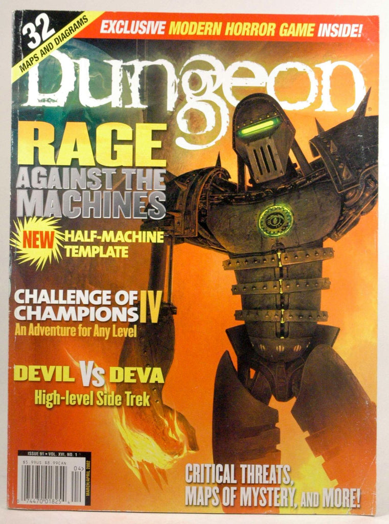 Dungeon Magazine #91 D20 Modern Horror, by   