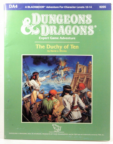 The Duchy of Ten: Standard Module Da4 (Dungeons & Dragons), by Richie, David, Arneson, Dave  