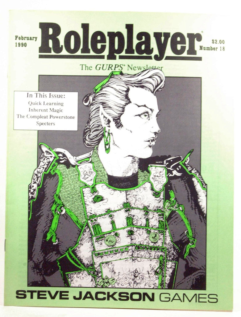 Roleplayer GURPS Newsletter 18, February 1990, by   