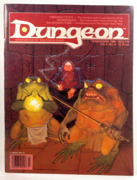 Dungeon Magazine: Vol II, No. 4, Issue #10, by Young, Barbara G.  
