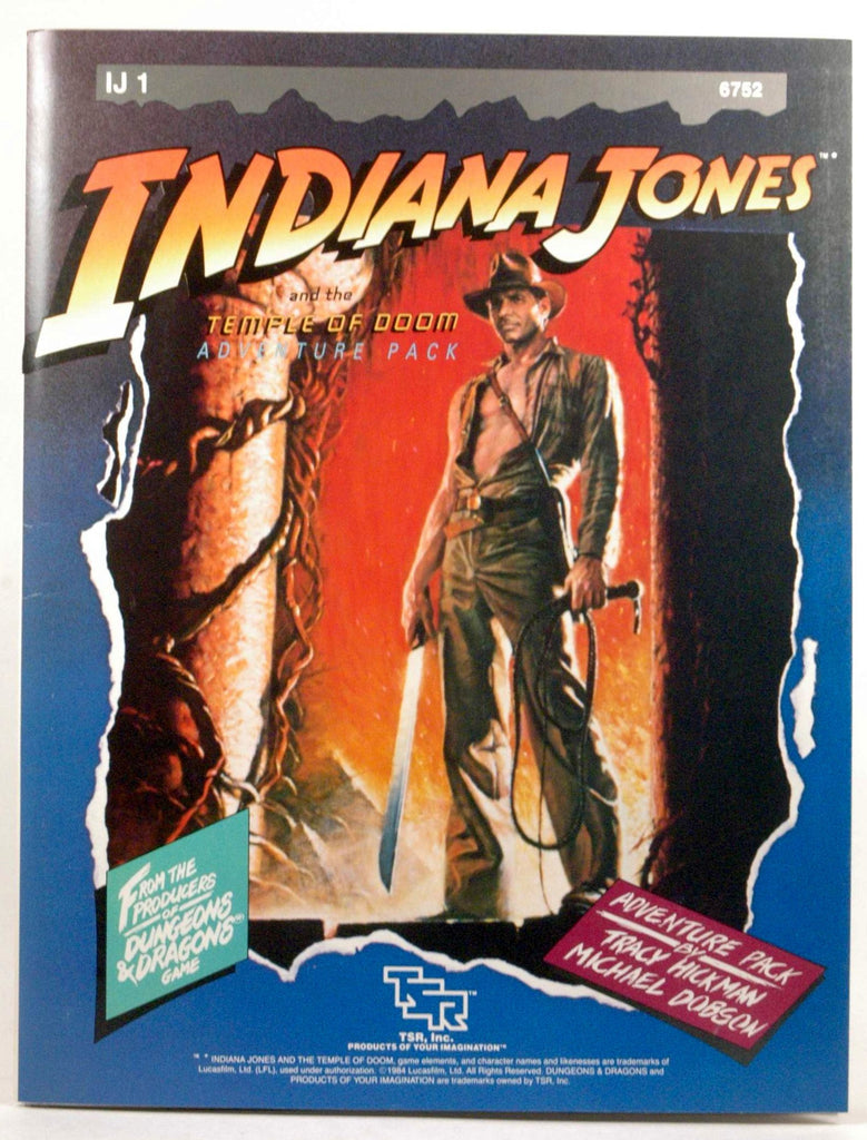 Indiana Jones and the Temple of Doom Adventure Pack, by Tracy Hickman, Michael Dobson  
