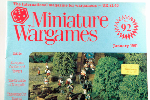 Miniature Wargames Magazine #92 January 1991, by   
