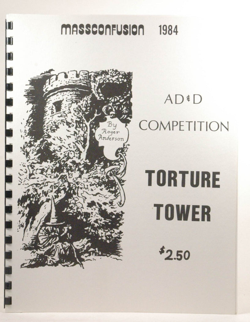 Massconfusion 1984 AD&D Competition Torture Tower, by Roger Anderson  