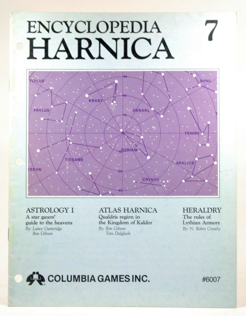 Encyclopedia Harnica 7 (Harn Fantasy RPG Setting), by Tom Dalgliesh, Ron Gibson, Lance Gutteridge, N. Robin Crossby  