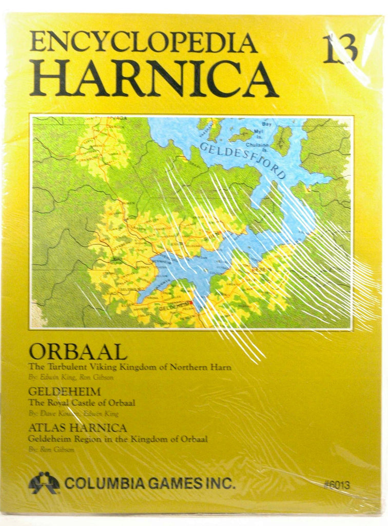 Encyclopedia Harnica 13: Orbaal (Harn Fantasy RPG Setting), by Dave Kowan, Ron Gibson, Edwin King, N. Robin Crossby  