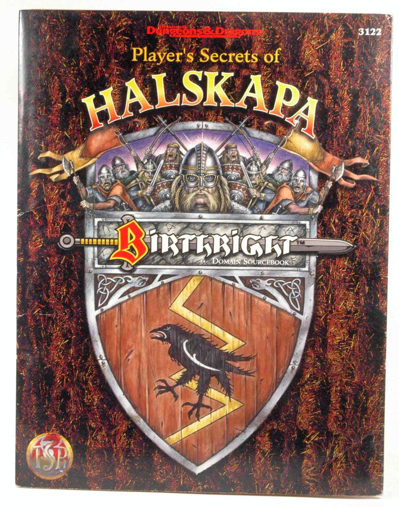 Player's Secrets of Halskapa: Domain Sourcebook (AD&D / Birthright), by Wenger, Dan  