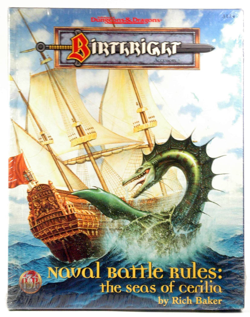 Naval Battle Rules: The Seas of Cerilia (Birthright), by Baker, Rich  