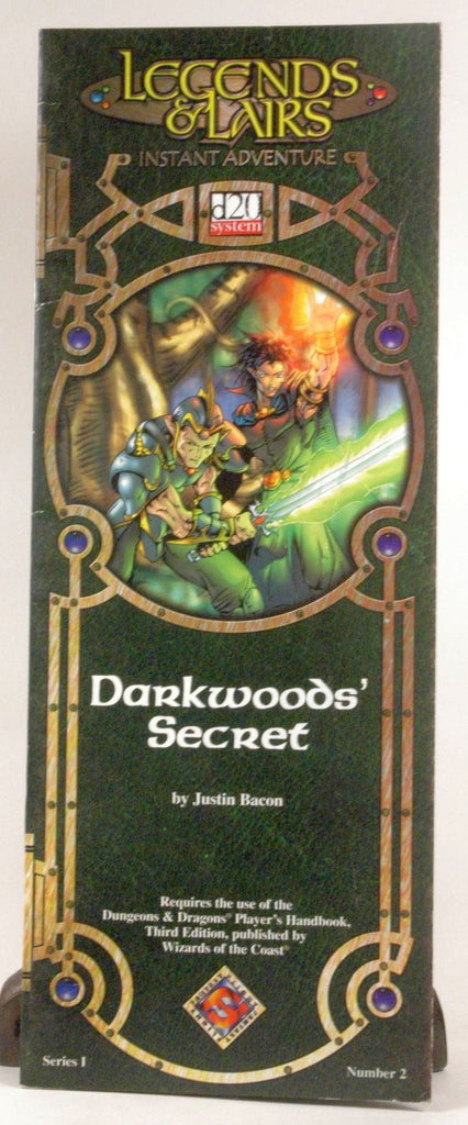 Darkwoods' Secret - Legends & Liars instant adventure, by Justin Bacon  