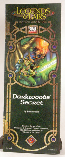 Darkwoods' Secret - Legends & Liars instant adventure, by Justin Bacon  