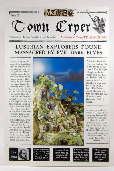 Town Cryer 12, by Andy Hall and others, Warwick Kinrade, Steve Hambrook, Jervis Johnson  