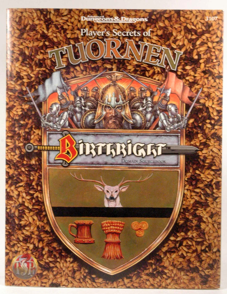 Player's Secrets of Tuornen (AD&D: Birthright Domain Sourcebook), by Dave Gross  