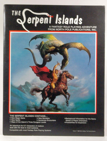 The Serpent Islands: A Fantasy Role Playing Adventure, by David Speight, James A. Dees  