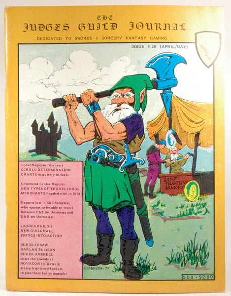 The Judges Guild Journal, Dedicated to Sword & Sorcery Fantasy Gaming (Issue 20), by   