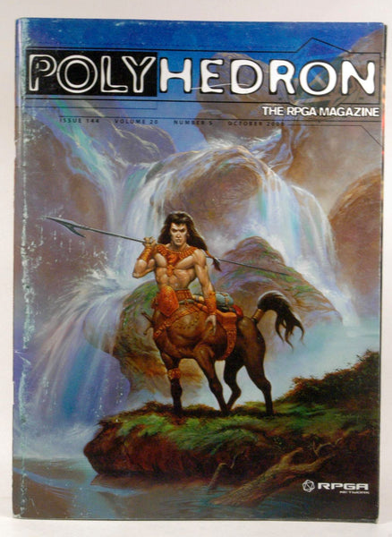 Polyhedron Magazine #144, Volume 20 #5 October 2000, by   