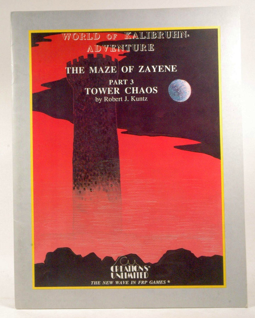 Tower Chaos: The Maze of Zayene, Part 3 (AD&D: World of Kalibruhn), by Robert J. Kuntz  