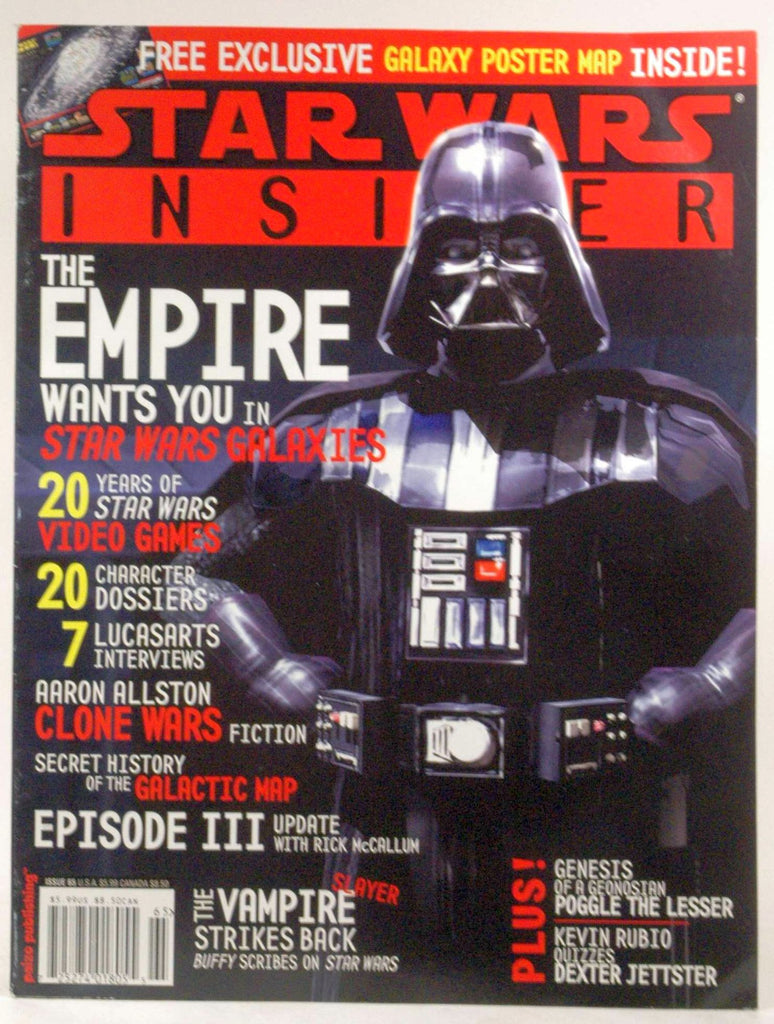 STAR WARS INSIDER February 2003 Issue 65 (Inside Lucasarts. Video Game History. Map of the Galaxy. Aaron Allston Fiction. Star Wars Galaxies), by   