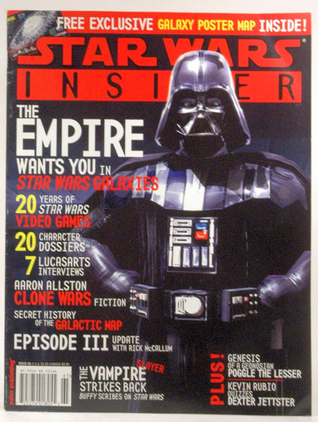 STAR WARS INSIDER February 2003 Issue 65 (Inside Lucasarts. Video Game History. Map of the Galaxy. Aaron Allston Fiction. Star Wars Galaxies), by   