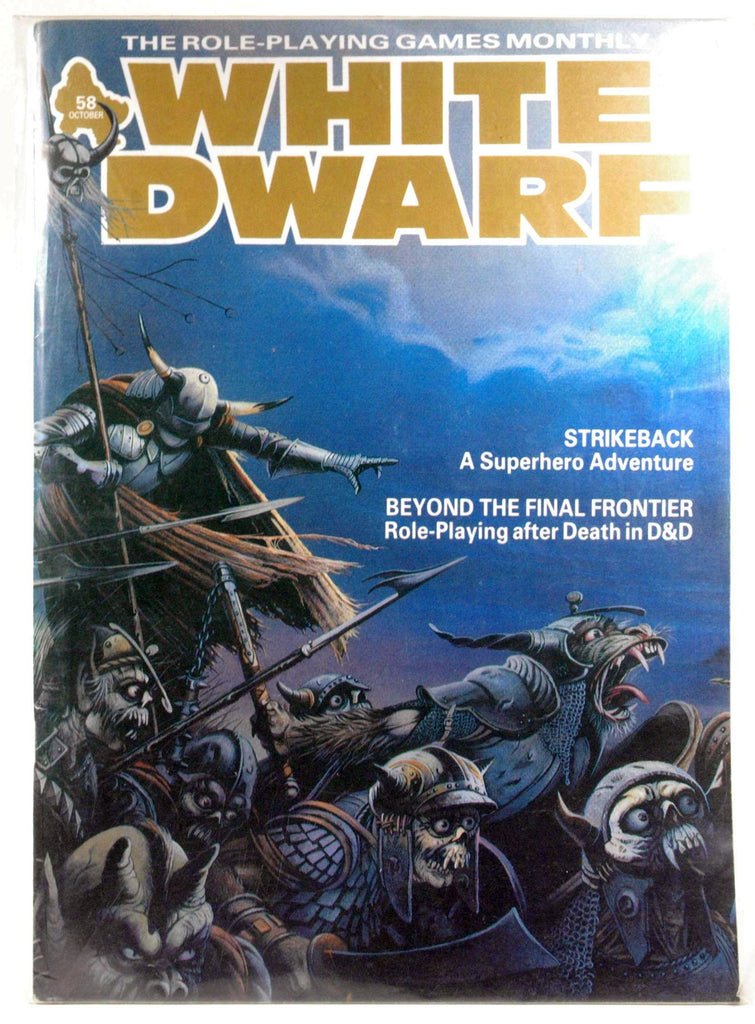White Dwarf Issue 58, October 1984, by   