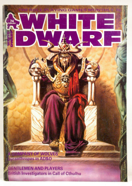 White Dwarf #74 (International Edition, February 1986), by Games Workshop  