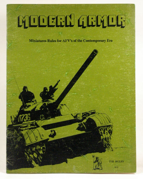 Modern Armor: Miniatures Rules for AFVs of the Contemporary Era, by Max A. Ray  