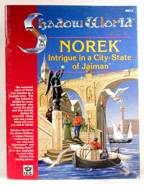 Norek, Intrigue in a City-State of Jaiman (Shadow World Exotic Fantasy Role Playing Environment, Stock, No 6014), by Kevin G. Hosmer-Casey  