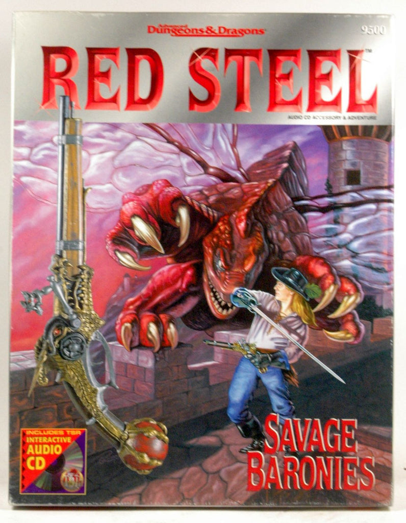 Savage Baronies/Book and CD and Full Color Poster Map (Advanced Dungeons & Dragons Red Steel), by Beach, Tim  