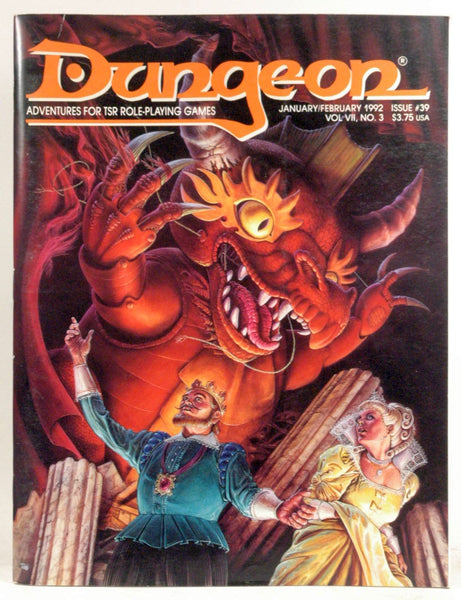 Dungeon: Adventures for Tsr Role-Playing Games, Vol Vii, No. 3 (Issue, No 39), by Young, Barbara G.  