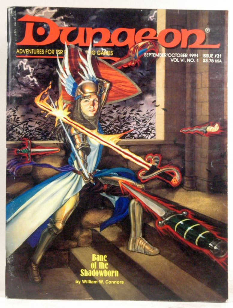 Dungeon Adventures for Tsr Role-Playing Games: September/October, 1991 : Issue No. 31 (Dragon and Dugeon, Vol 6, No. 1), by Young, Barbara G.  