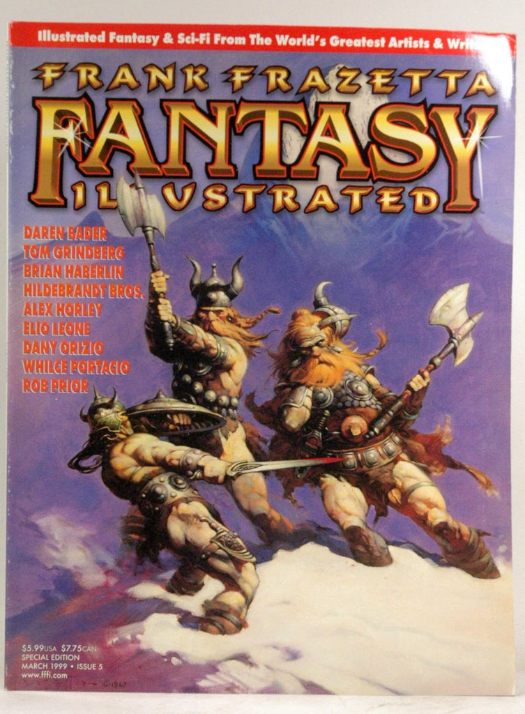 Frank Frazetta Fantasy Illustrated March 1999 Issue 5, by Various  