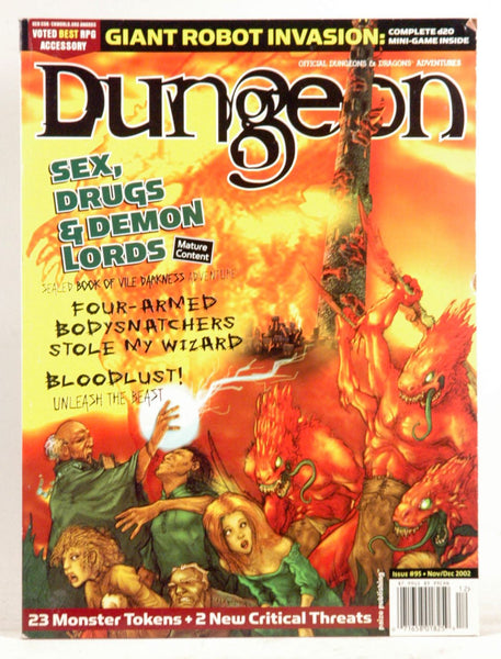 Dungeon Magazine #95 Vile Darkness, by   