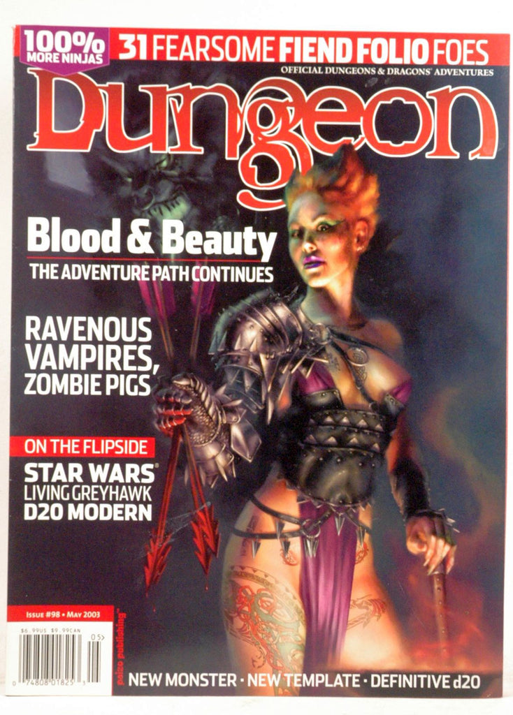 Dungeon Magazine #98 Cauldron Adventure Path, by   