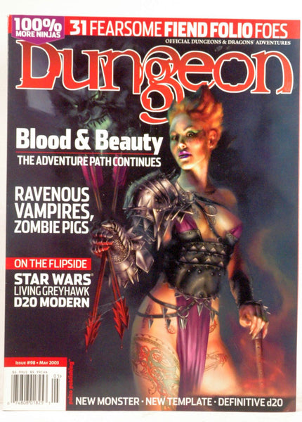Dungeon Magazine #98 Cauldron Adventure Path, by   
